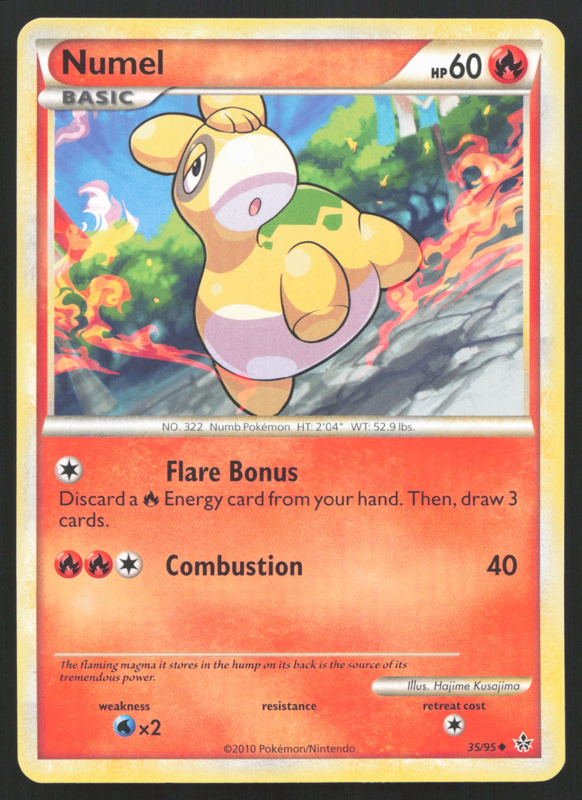 Numel #35 Unleashed Pokemon Card