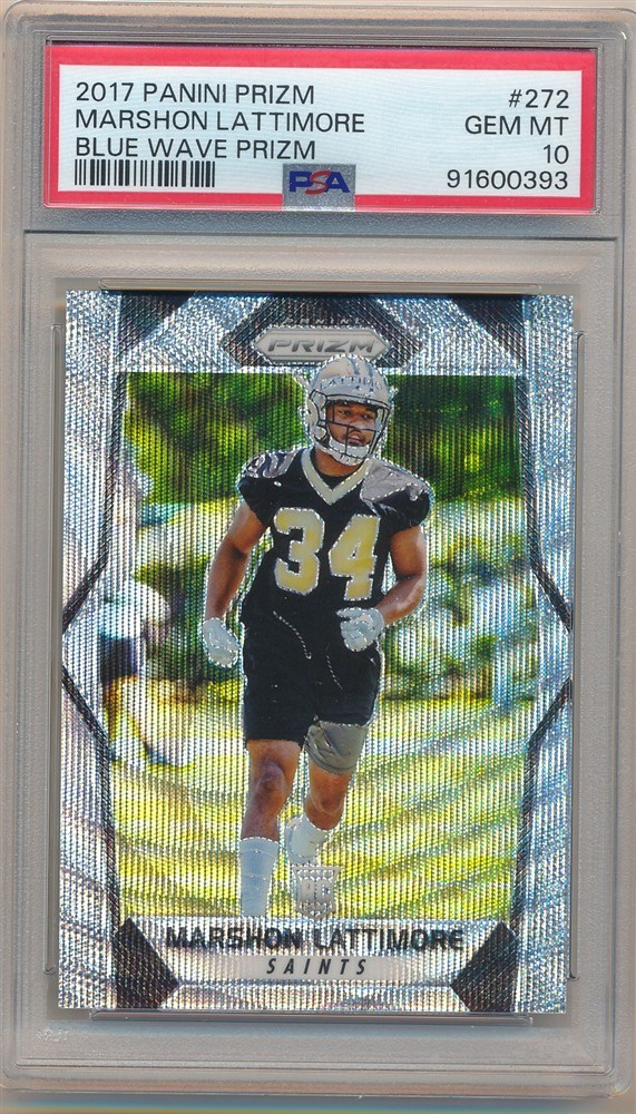 Marshon Lattimore Panini Prizm #272 Blue Wave