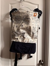 Tula Standard Adjustable Baby Carrier Hemp Cotton Blend Full Wrap Blue Airplane