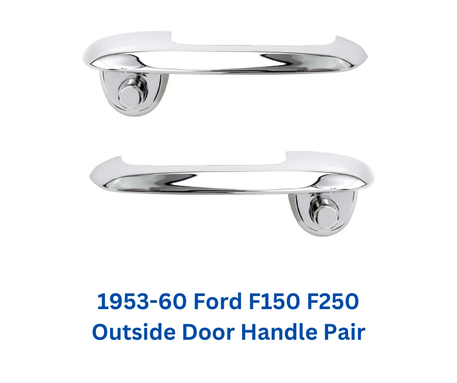 TRQ Poignée de porte intérieure droite - Côté passager - Compatible avec Ford Bronco 1978-1979 1973-1979 F-100 1975-1979 F-150 F-250 F-350 FO1353115