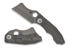 Spyderco Knives Stovepipe Frame Lock C260TIP CPM 20CV Steel Titanium