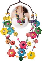 Boho Ethnischen Lange Halskette Vintage Halsschmuck Handgemachte Perlen Kette