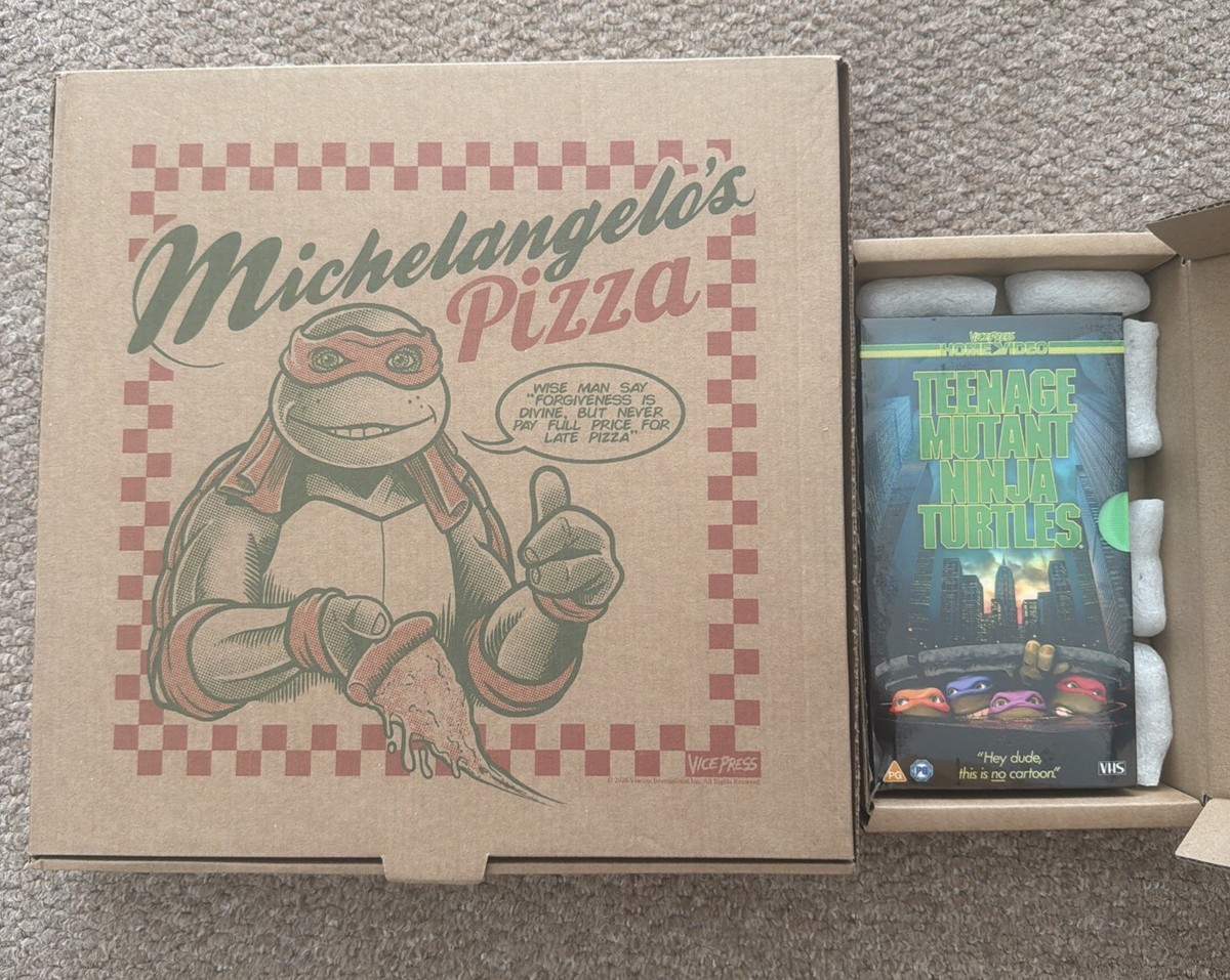 Vice Press Teenage Mutant Ninja Turtles Slipcase Edition VHS