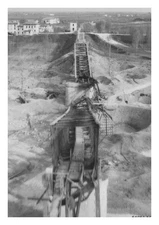 P47 Thunderbolt B25 Bomber Borgoforte Italy May 1945 Railroad Bridge