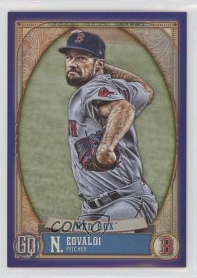 2021 Topps Gypsy Queen Indigo 3/250 Nathan Eovaldi #167 0wa0