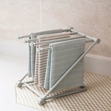 New Product Foldable Vertical Rag Kitchen Towel Rack Perforated Countertop