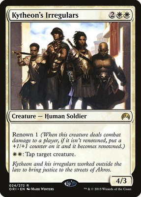 Kytheon's Irregulars NonFoil Magic Origins 24 NM MTG