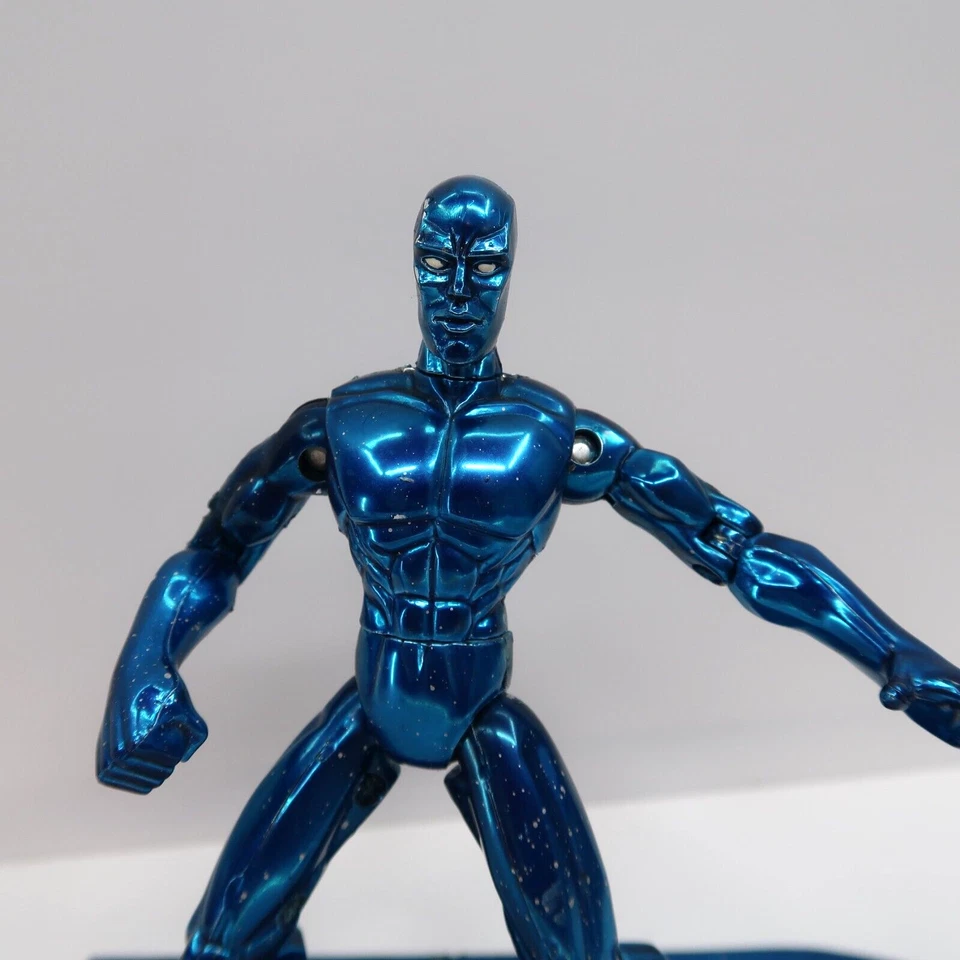 Figura de acción Silver Surfer Star Surfer Cosmic Blasters Toy Biz 1997 lote de 2 Foto 4 de 4