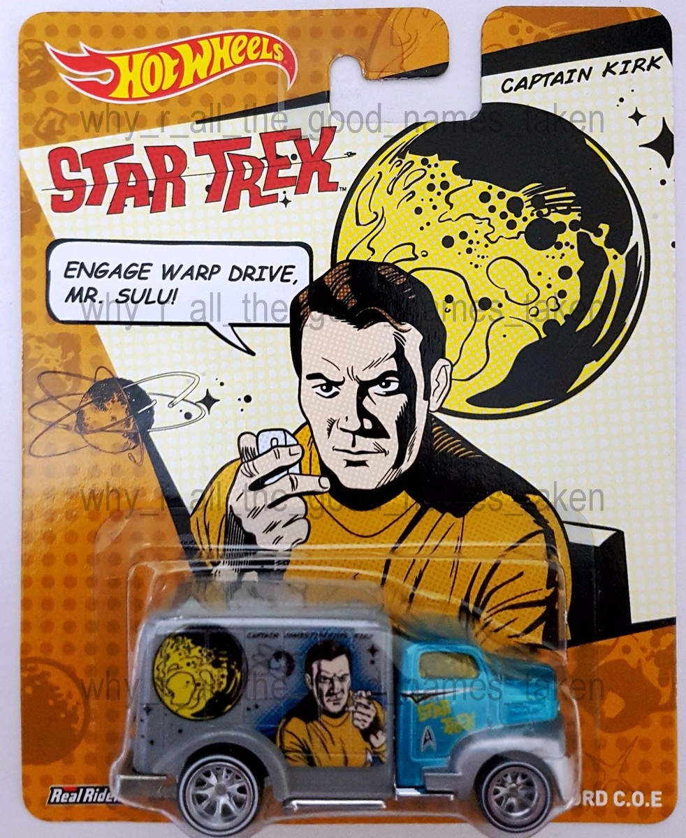 HOT WHEELS Mattel STAR TREK Diecast Metal Model Real Riders