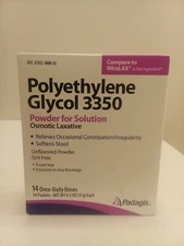 Padagis Polyethylene Glycol 3350 Powder Osmotic Laxative 14 packets