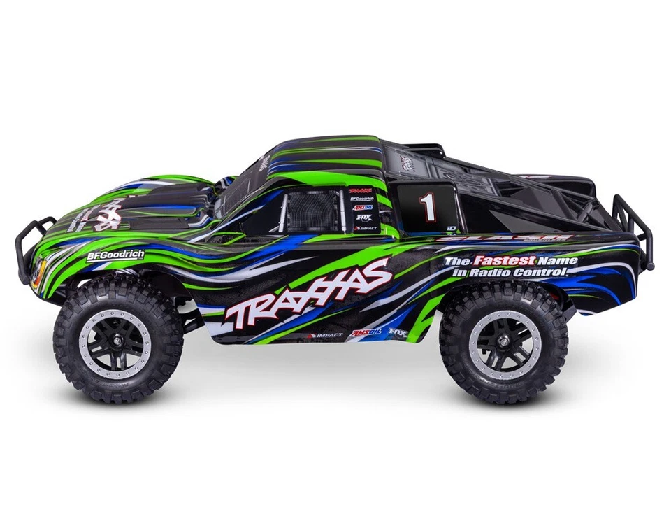 TRAXXAS# TRX58334-4-GRN Slash 1/10 2WD +3000 mAh Lipo Akku +USB-C Lader SPAR-SET - Bild 3 von 4