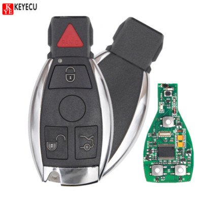New Smart Remote Key 3+1 Button 433MHz NEC Chip for Mercedes-Benz BGA 2000+