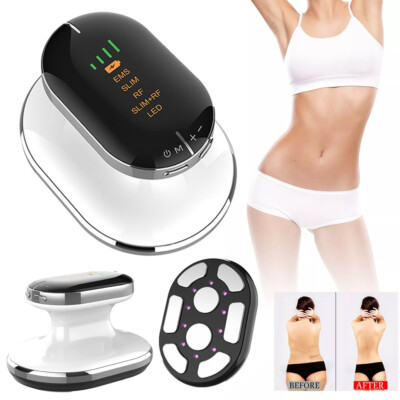 1Pcs White LED Display Body Beauty Massage Machine Fat Burner Equipment Home Use