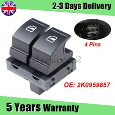 2K0959857 For Seat Ibiza Front Driver Side Electric Double Window Control Switch
