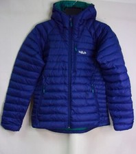 Rab Women's Microlight Alpine Down Jacket, Deep Ink/atlantis, Medium - Used