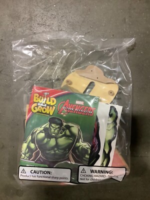 NEW Lowes Build and Grow Avengers Incredible Hulk Kit Marvel Wood Working A