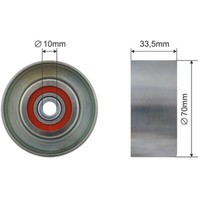 NTY Spannrolle Keilrippenriemen FüR Lexus IS II GSE2_ ALE2_ USE2_ 250