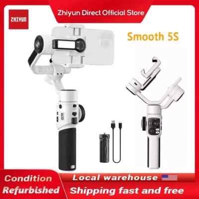 Zhiyun Smooth 5S Handheld Phone Gimbal, 3-Axis Smartphone Gimbal Stabilizer