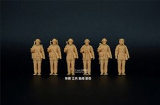 3D Printed 1/72 East German Soldier Standing Guard Pose Group of 6 Plain Model