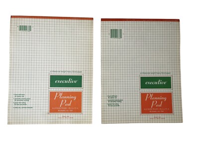 80 Sheets Stuart Hall Executive Planning Pads 4x4 Quad Ruled Grid Graph Paper 2