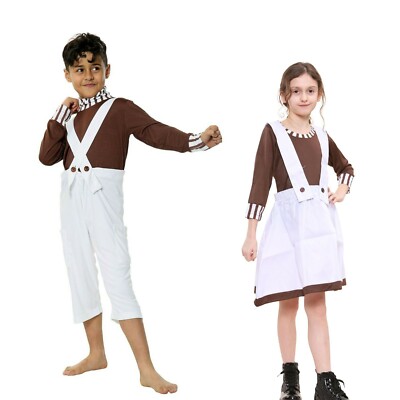 Kinder Schokoladenfabrik Arbeiter Junge Buchwoche Filmfigur Kostüm
