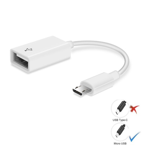 Pack de 2 câbles micro USB noir hôte mâle vers USB femelle adaptateur OTG tablette Android - Photo 3 sur 4