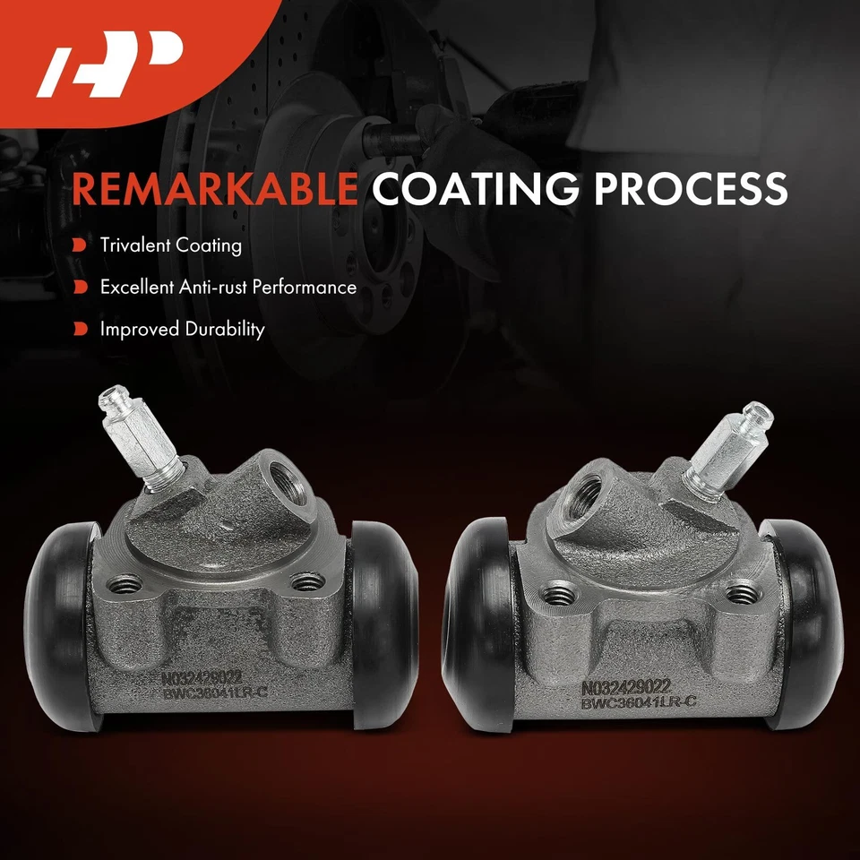 Cilindro de rueda de freno de tambor delantero derecho y derecho A-Premium para Cadillac Calais 1965-1968 Foto 3 de 4