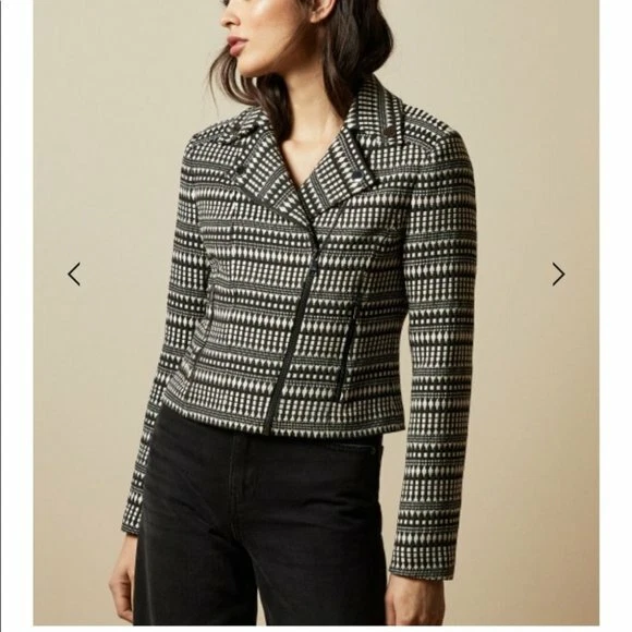 Boucle clearance biker jacket