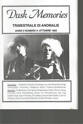 DUSK MEMORIES - Nr. 4 Okt/1993 (SOPOR AETERNUS / GHOSTING) - Italienisches Goth Fanzine