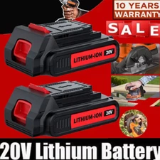 2 Pack 20V Battery 3.8Ah for Black+Decker 20V Max Lithium Battery LBXR20 LB20 US