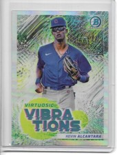 2022 Bowman Chrome Virtuosic Vibrations Kevin Alcantara Chicago Cubs VV-11  (819