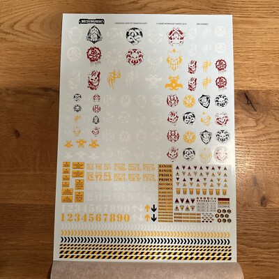 Warhammer 40K - Forgeworld - Necromunda Underhive Graffiti Transfer Sheet - NEU
