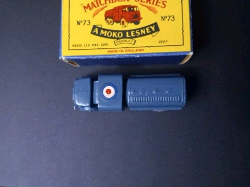 Matchbox#73 RAF 10 Ton Pressure Refueller 1959 Rare First Casting In Orig B5 Box - Picture 14 of 18