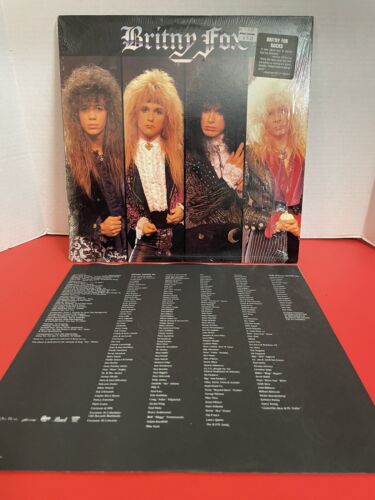 LP EX Britny Fox Britny Fox 1988 Columbia BFC 44140 In Shrink Wrap Hype Sticker - Imagen 2 de 10