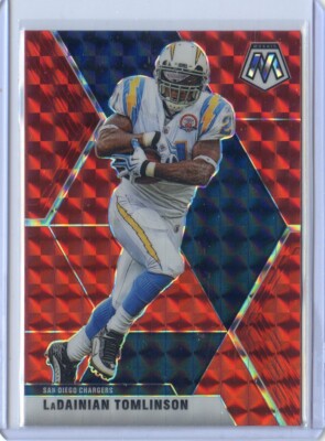 2020 Panini Mosaic Red Parallel Prizm NO. 113 LaDainian Tomlinson - San Diego Ch