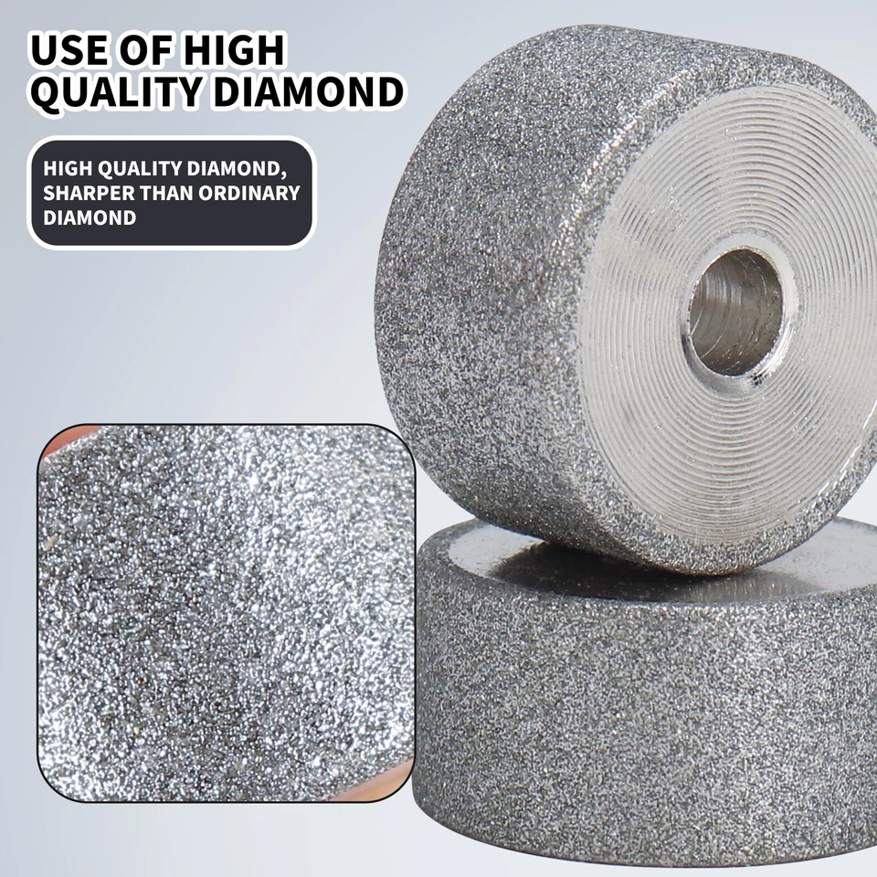 20mm Diamond Grinding Wheel with 1/8" Mounting Mandrel for Drill Die Grinder - Image 3 of 4