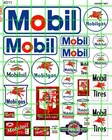 4011 HO 1:87 DAVE'S DECALS VINTAGE MODERN MOBIL GAS/OIL SIGNS ADVERTISING