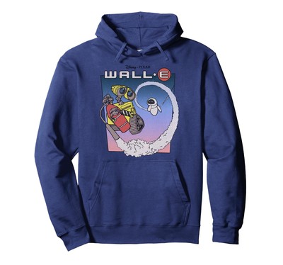Disney Pixar Wall-E Fly Eve Retro Antique Hoodie Hoodie No.292