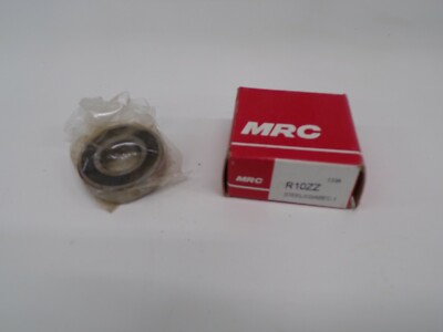 R10ZZ MRC BEARING RUBBER SEALED R10 ZZ 5/8x1-3/8x11/32'' New in Box b5