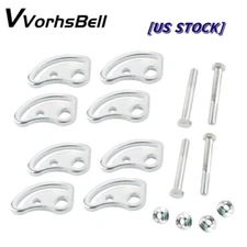 2x Front Alignment Camber Caster Cam Bolt Kit for 99-18 Silverado 1500 2 Wheels