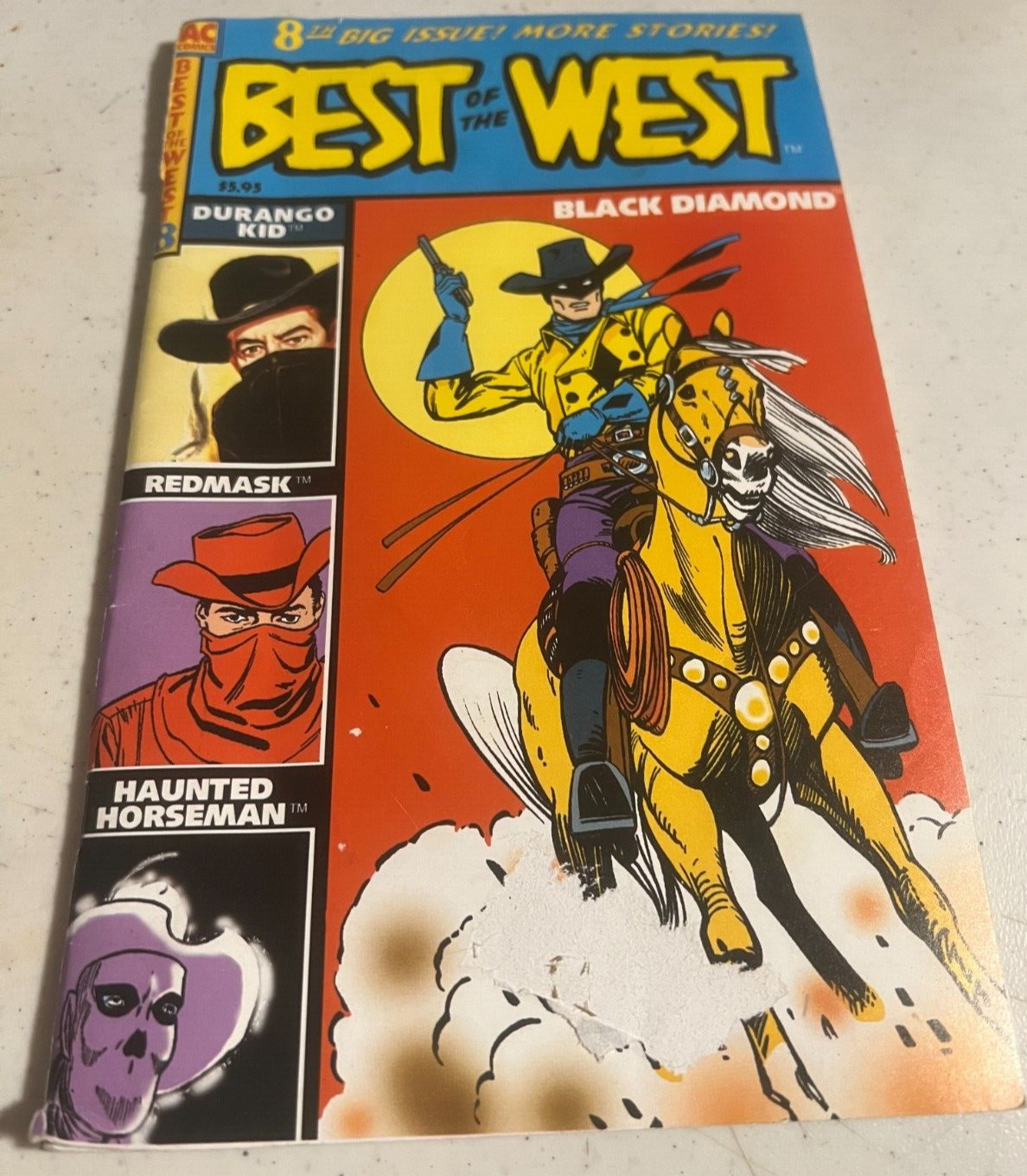 Best Of The West #8  Comic Book Black diamond-Durango Kid~AC Comics 1999