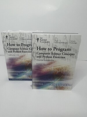 How to Program : Computer Science Concepts and Python Exercises 1-12  plus dvd