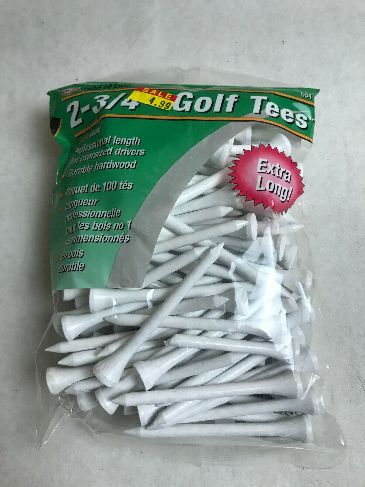 100 Pack of World of Golf 2 3/4