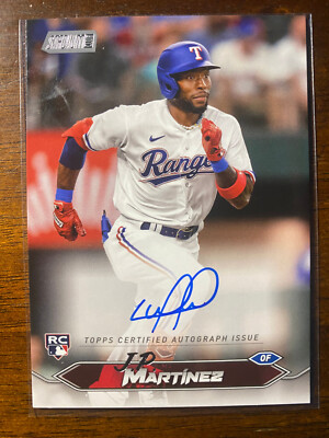 2024 Topps Stadium Club J.P. Martinez #SCBA-JMA RC Rookie Auto Texas Rangers