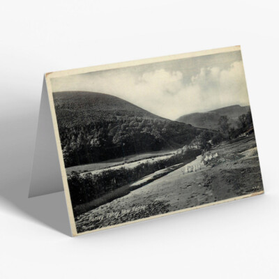 GREETING CARD - Vintage Wales - Harley Valley, New Radnor