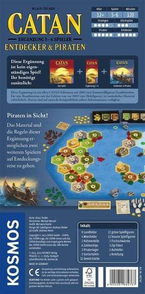 Thumbnail - Catan: Entdecker Und Piraten, Erweiterung