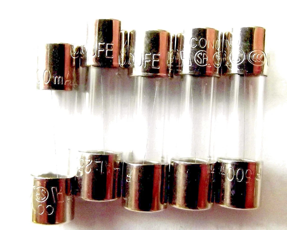 LITTLEFUSE OR CONQUER Fuse 500ma (0.5A) 20mm Glass Quick blow Fast F500ma L 250v x5pcs