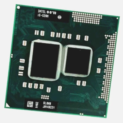 Procesador CPU Intel Core i5-520M 2,40 GHz 3 MB L3 caché Socket G1 rPGA988A SLBNB