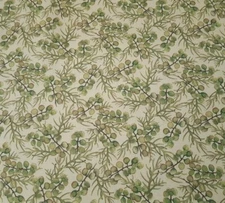 Rustic Rosettes BTY Sandy Lynam Clough P&B Textiles Succulents Green Cream