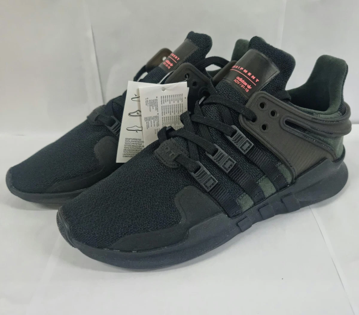 Black adidas eqt junior online
